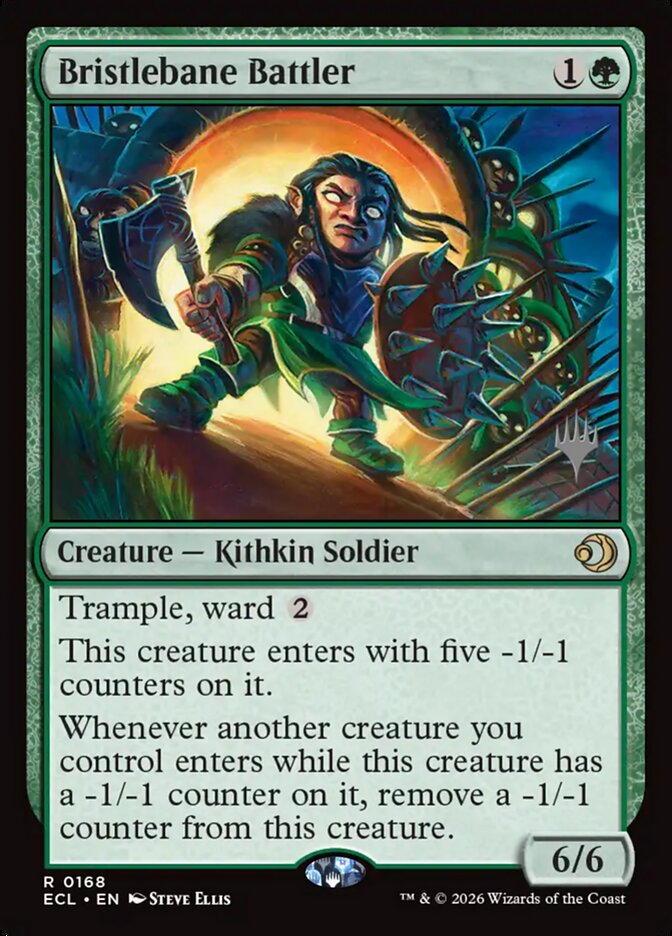 Bristlebane Battler card front