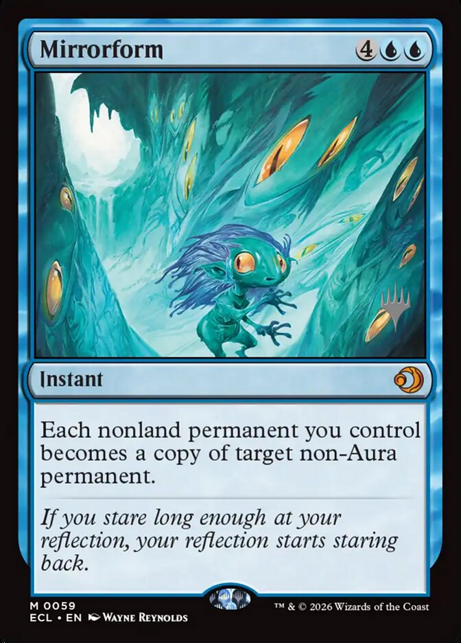 Mirrorform card front