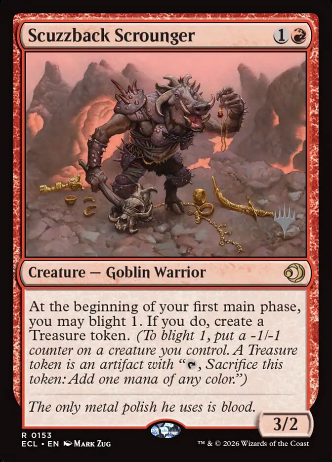 Scuzzback Scrounger card front