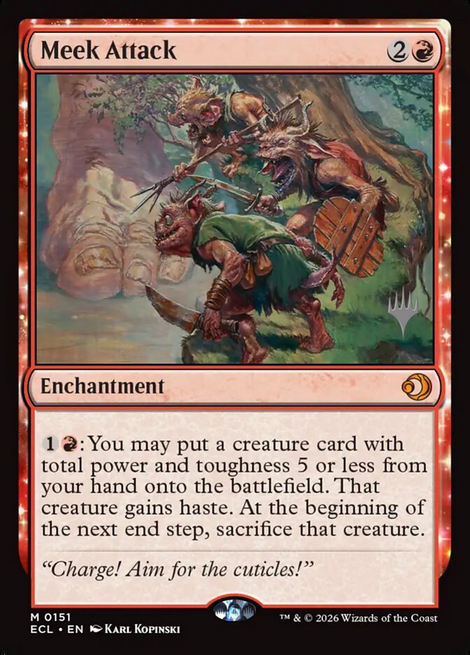 Meek Attack card front
