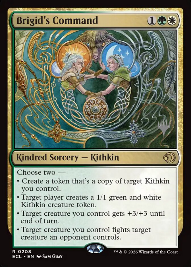 Brigid's Command card front