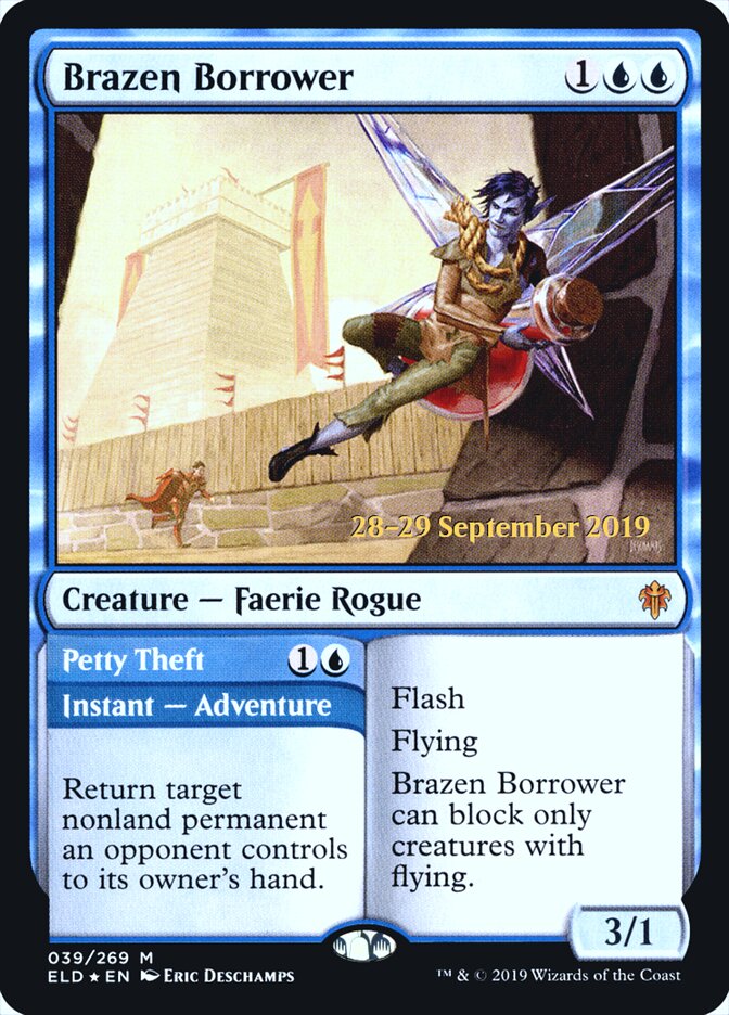 Brazen Borrower card front