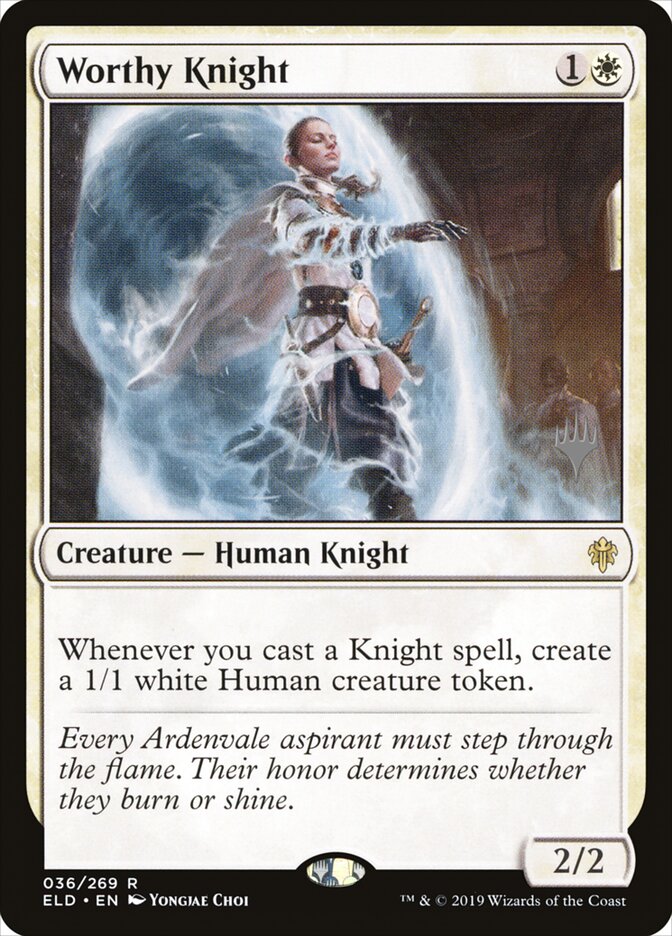 Worthy Knight card front