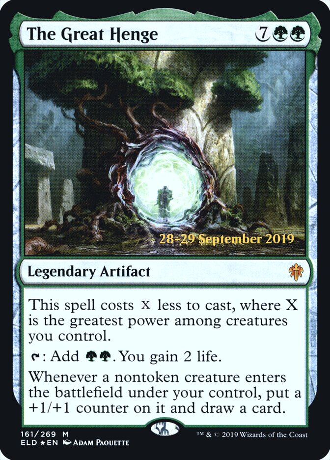 The Great Henge card front