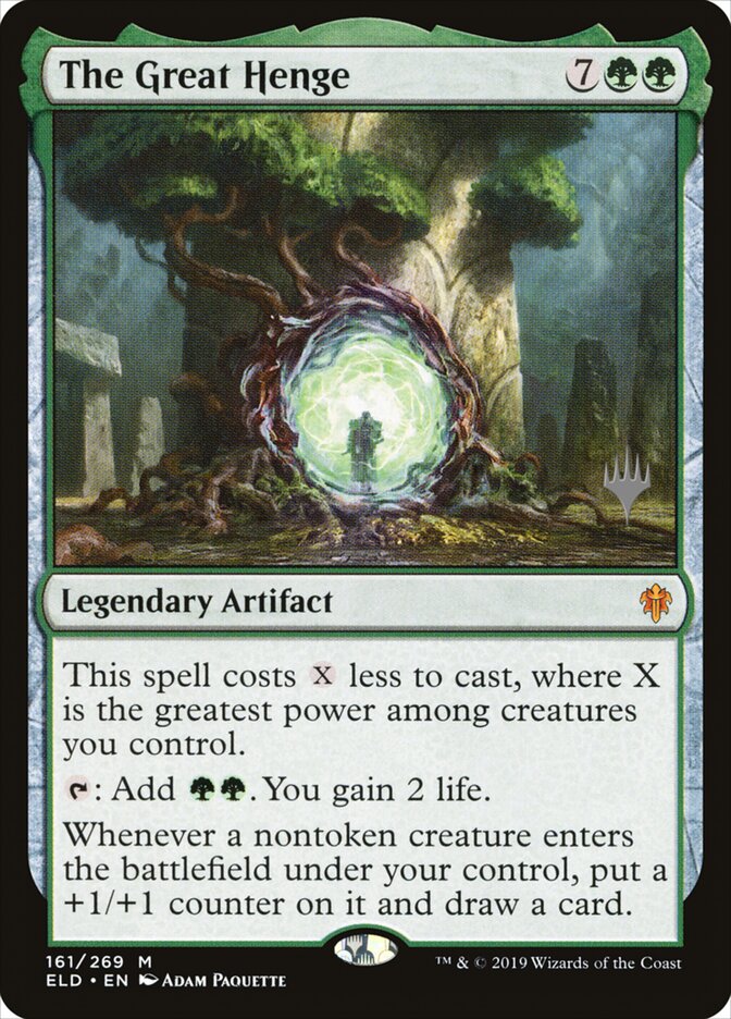 The Great Henge card front