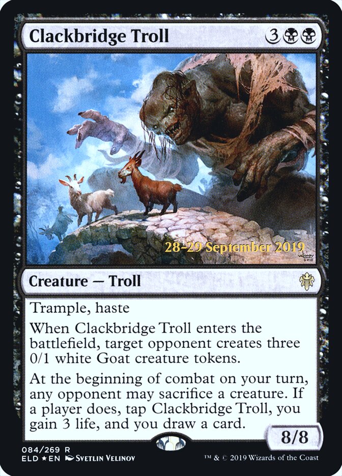 Clackbridge Troll card front