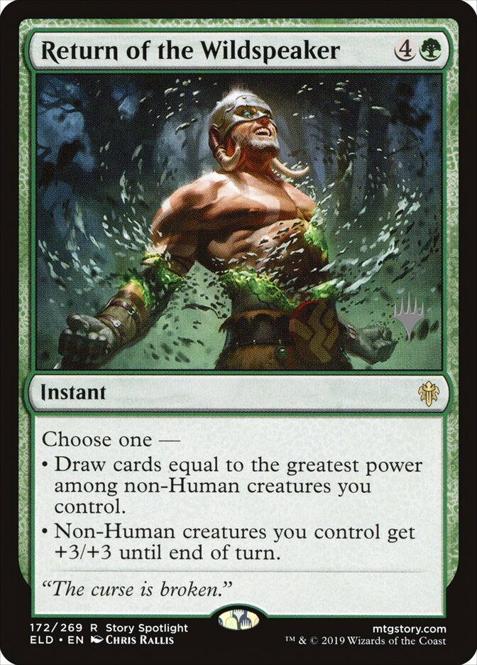 Return of the Wildspeaker card front