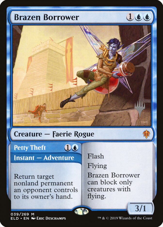 Brazen Borrower card front