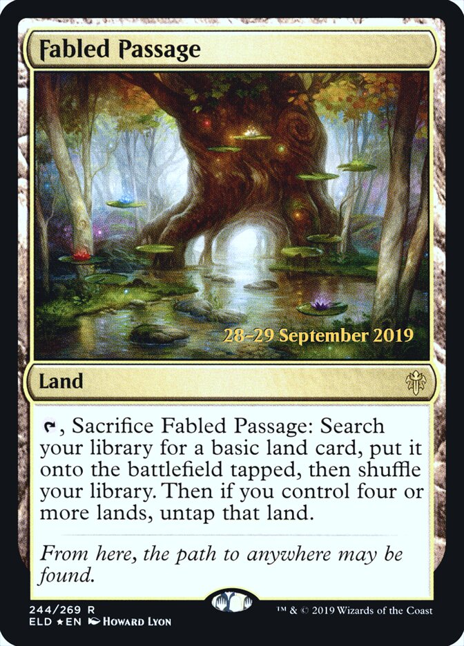 Fabled Passage card front