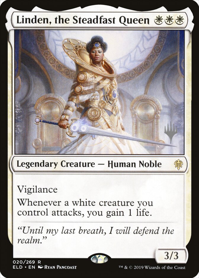 Linden, the Steadfast Queen card front