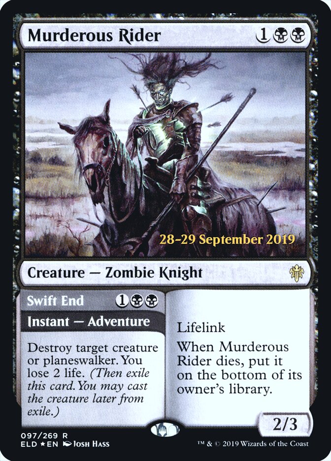 Murderous Rider card front