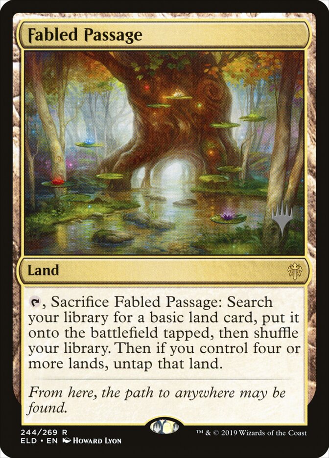 Fabled Passage card front