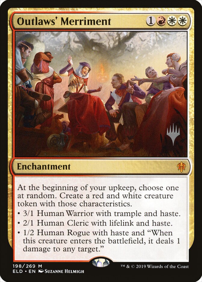 Outlaws' Merriment card front