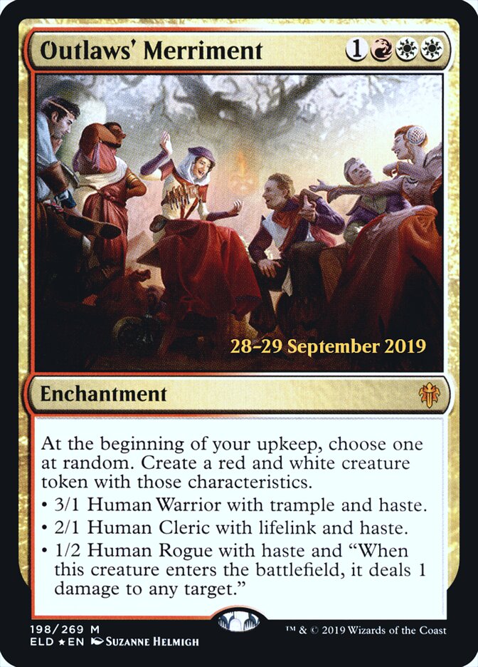Outlaws' Merriment card front