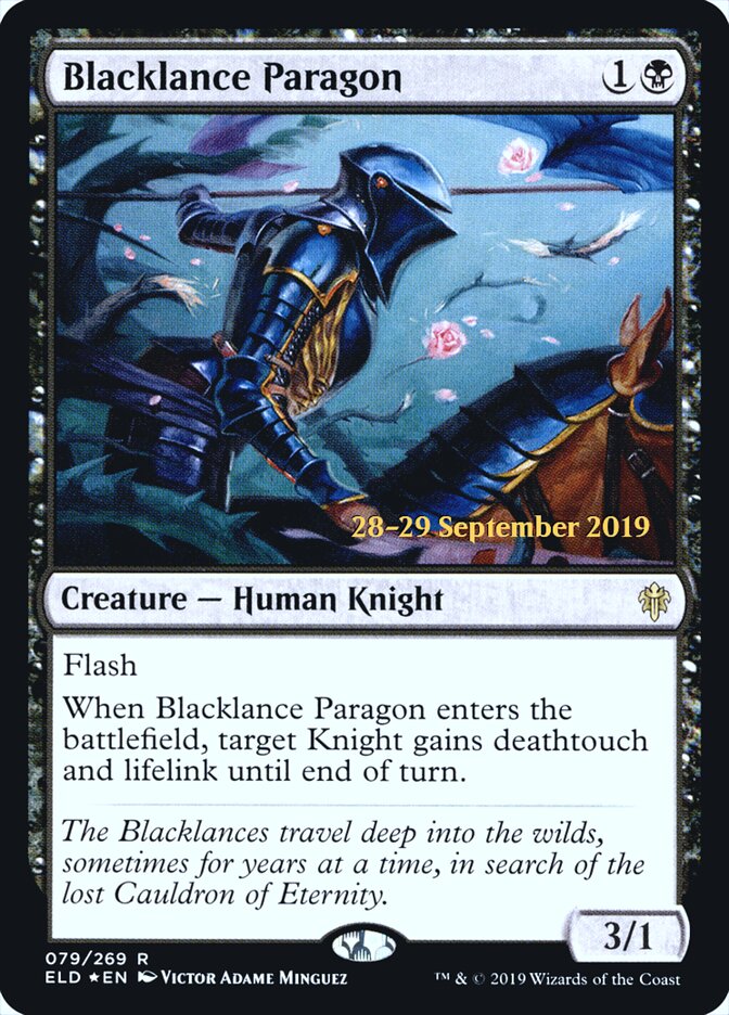 Blacklance Paragon card front