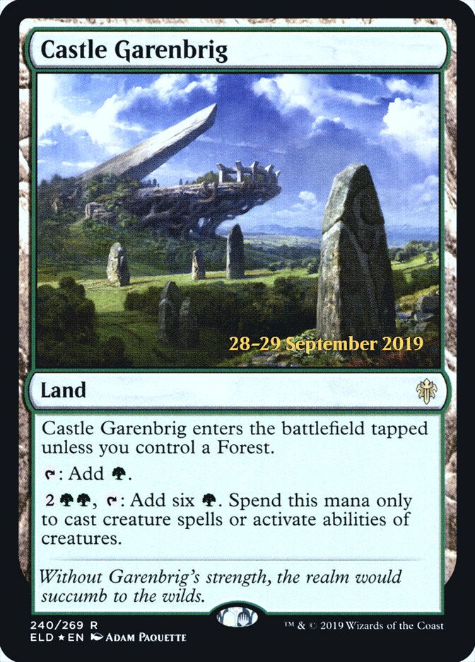 Castle Garenbrig card front