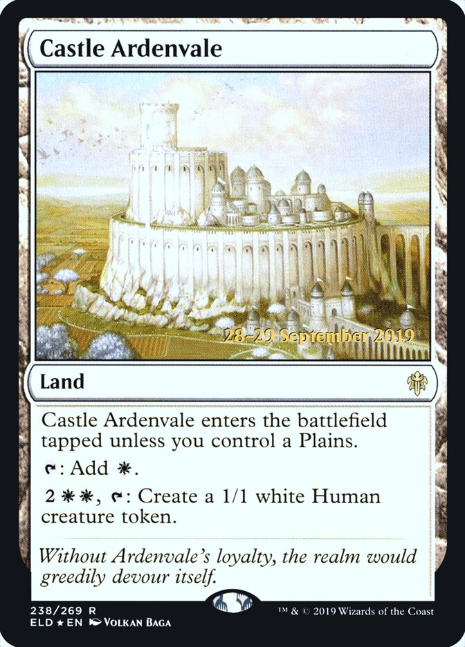 Castle Ardenvale card front