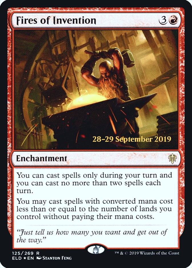 Fires of Invention card front