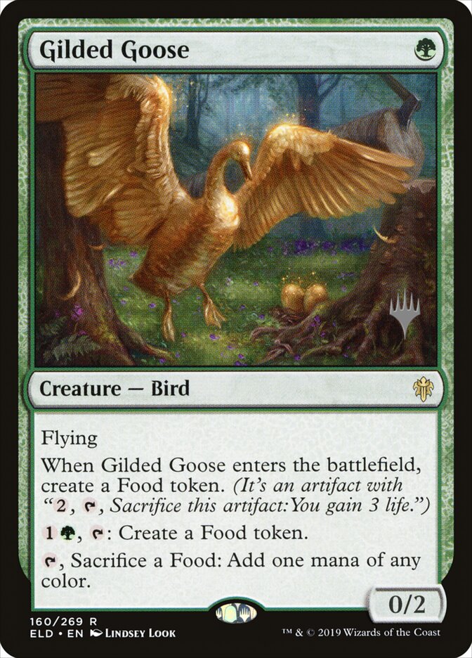 Gilded Goose card front