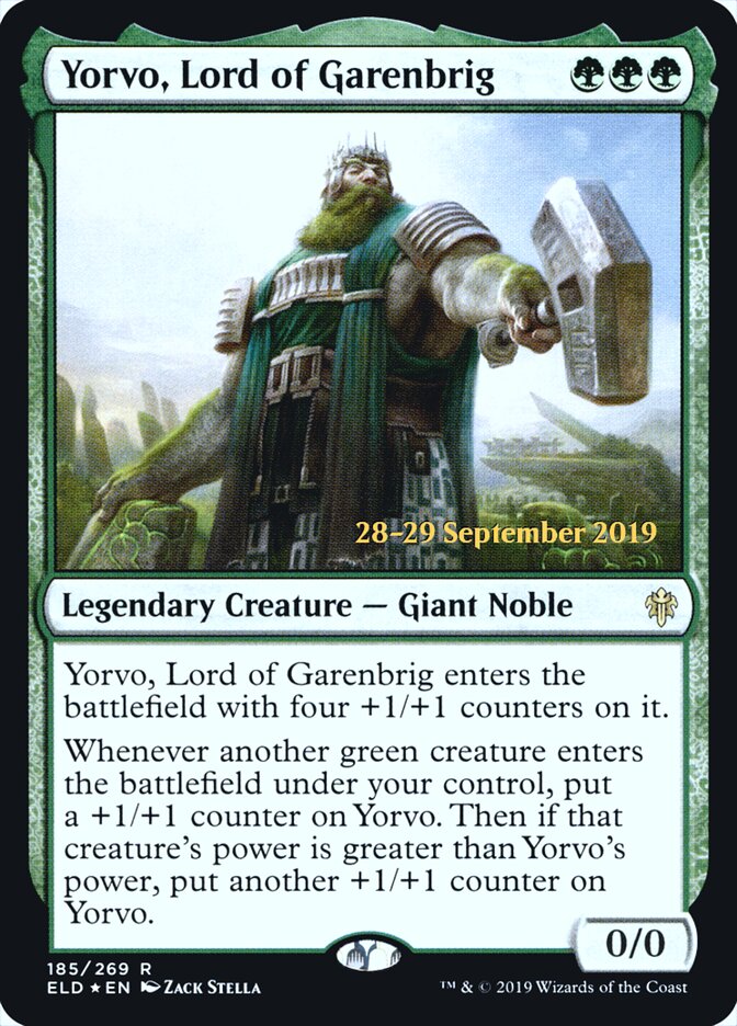 Yorvo, Lord of Garenbrig card front