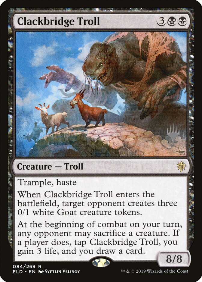 Clackbridge Troll card front