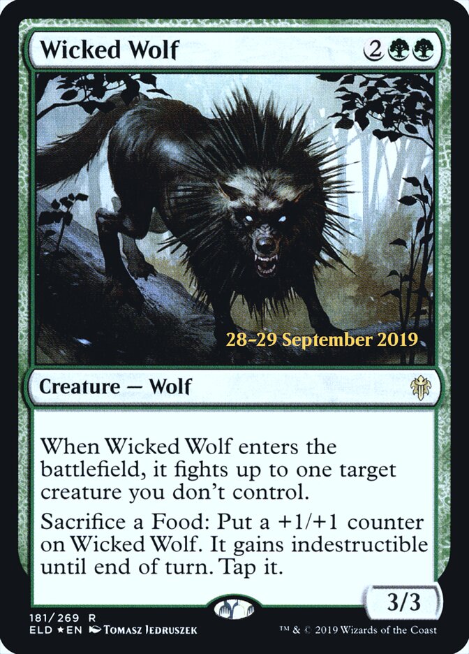 Wicked Wolf card front