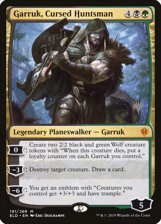 Garruk, Cursed Huntsman card front