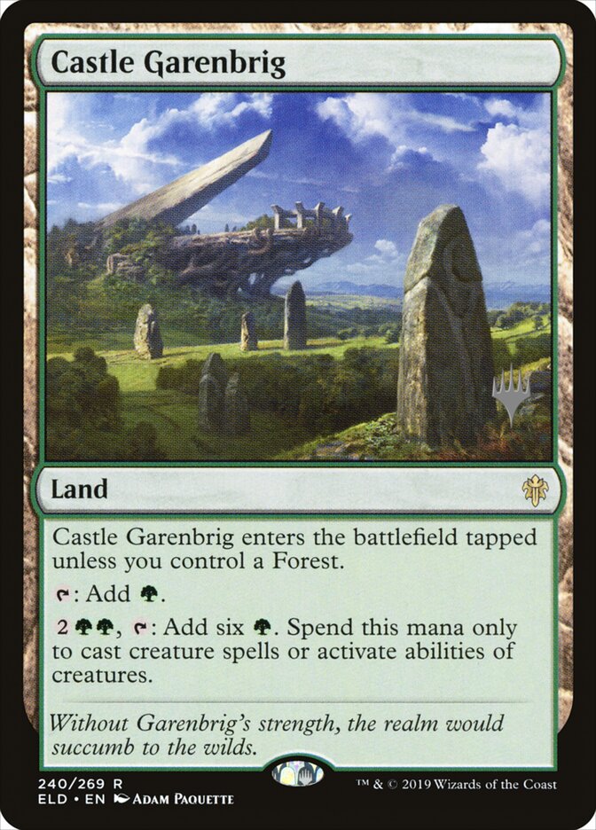Castle Garenbrig card front
