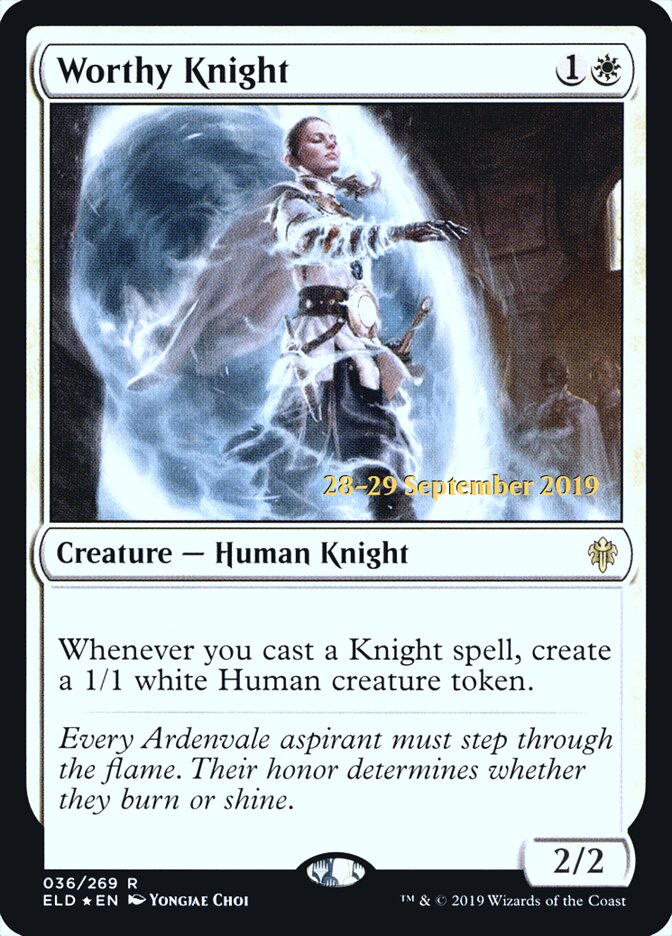 Worthy Knight card front