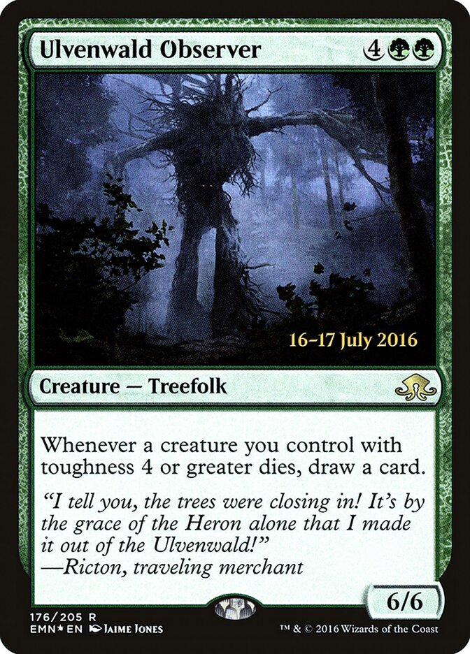 Ulvenwald Observer card front