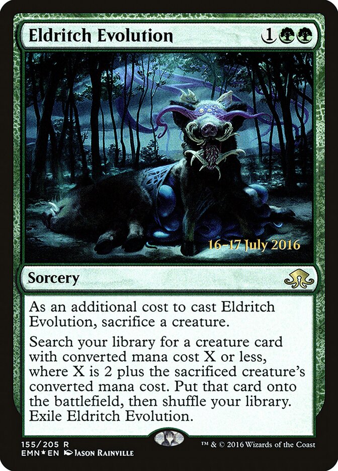 Eldritch Evolution card front