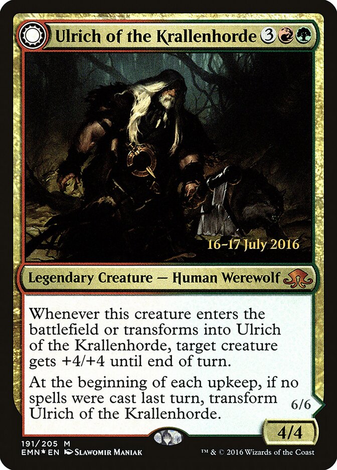 Ulrich of the Krallenhorde card front