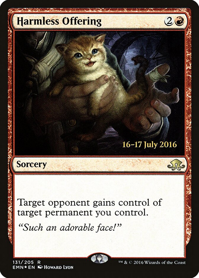 Harmless Offering card front