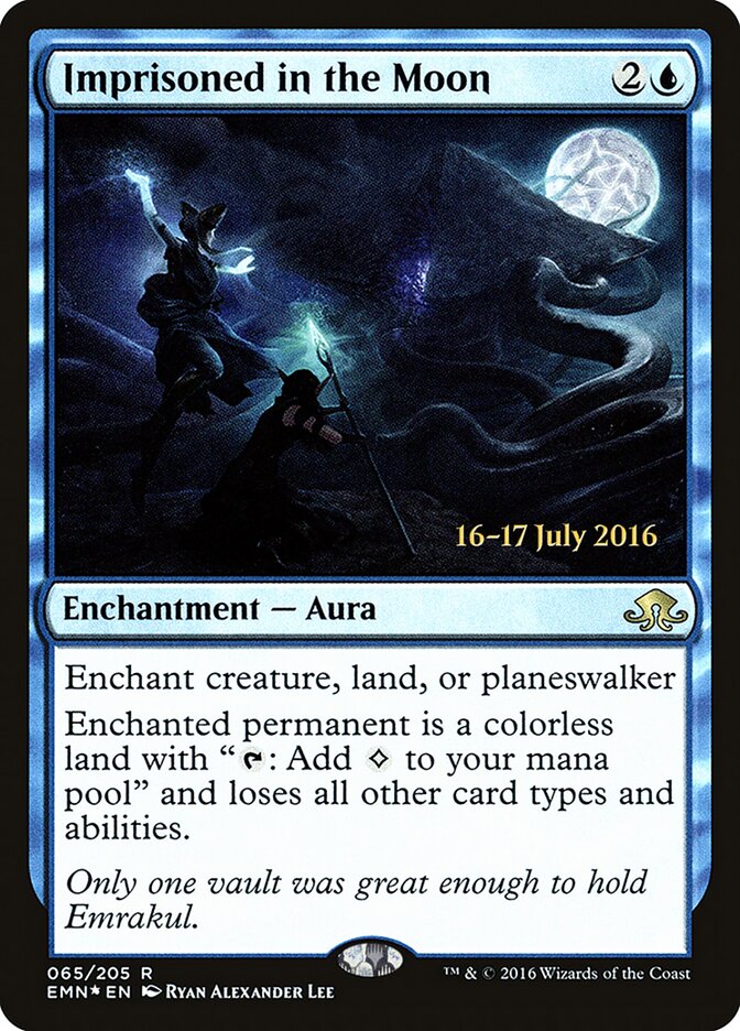 Imprisoned in the Moon card front