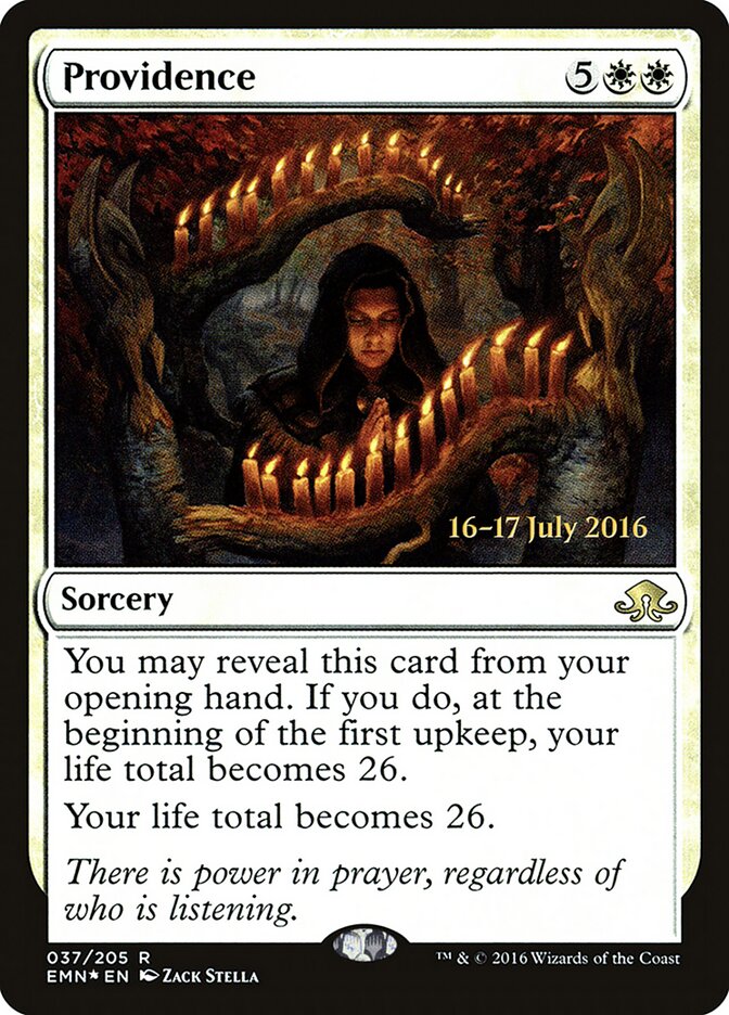 Providence card front
