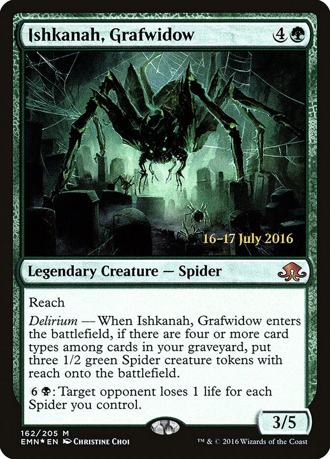 Ishkanah, Grafwidow card front