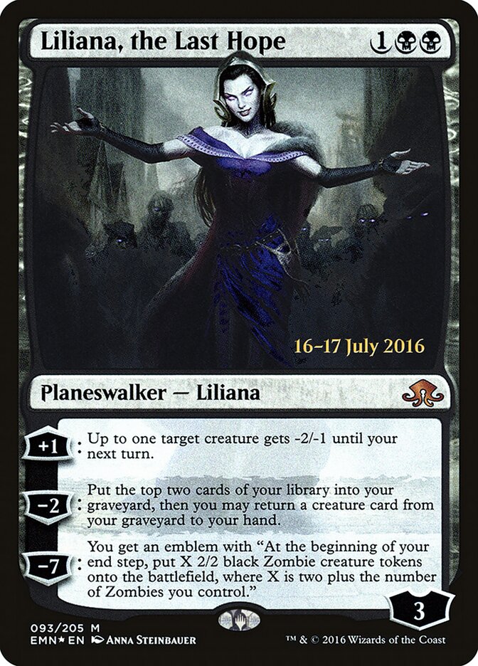 Liliana, the Last Hope card front