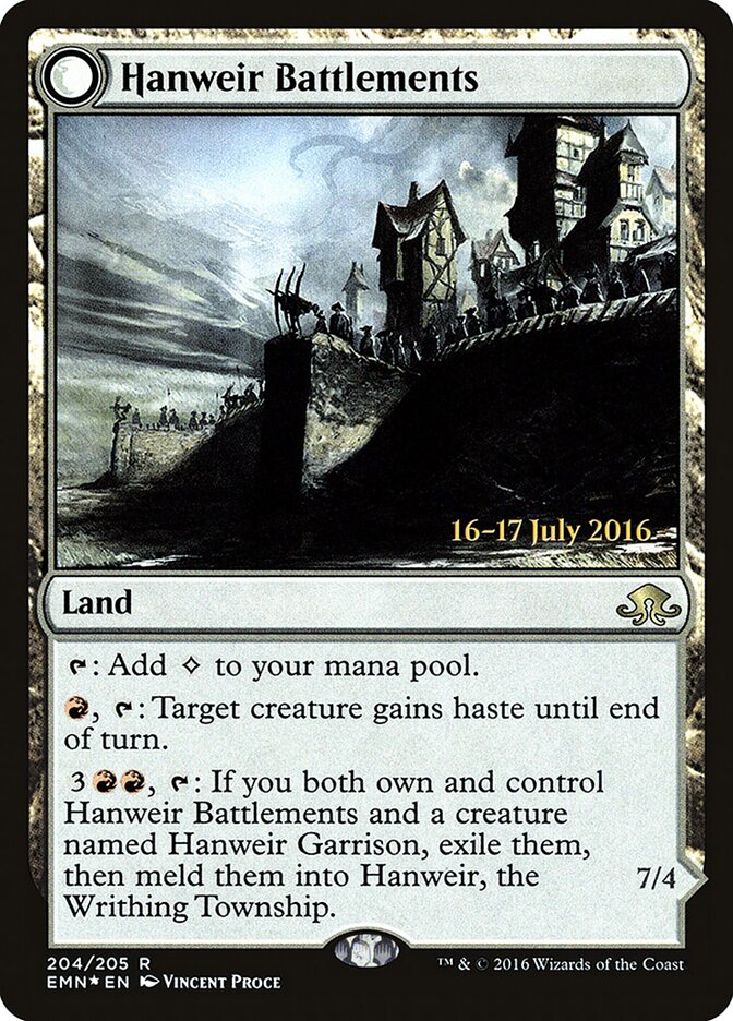 Hanweir Battlements card front