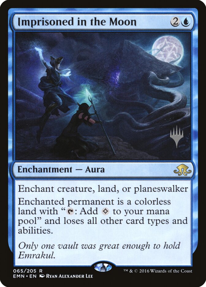 Imprisoned in the Moon card front