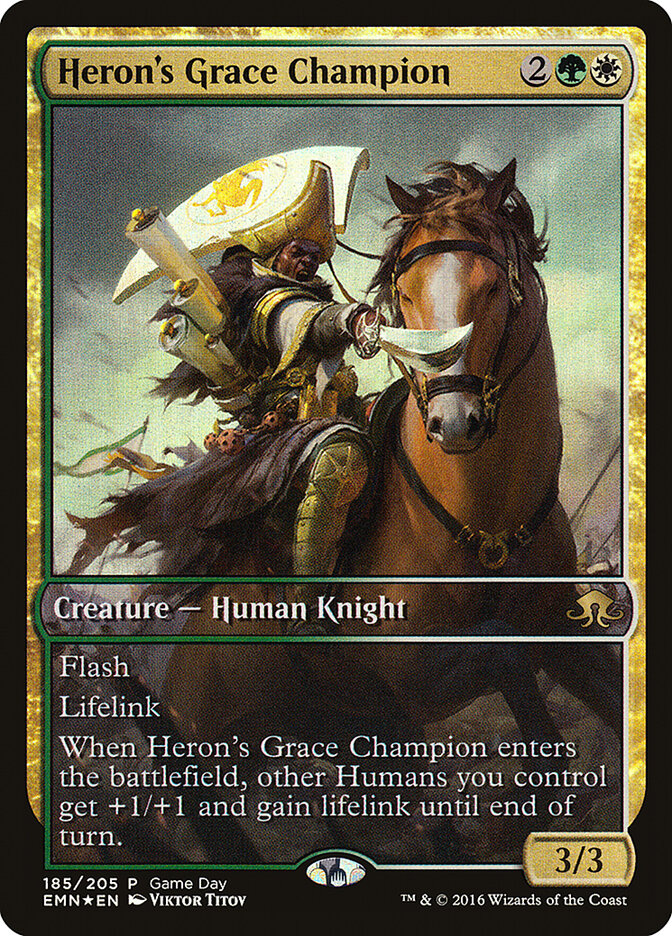 Heron's Grace Champion card front