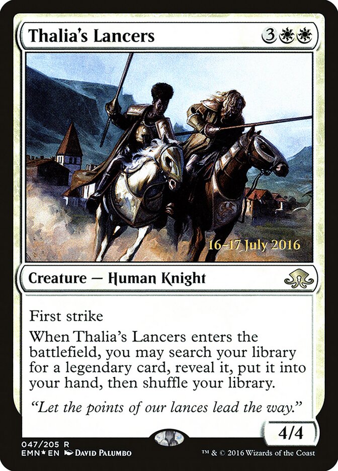 Thalia's Lancers card front