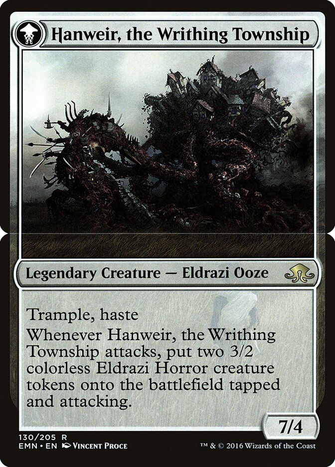 Hanweir, the Writhing Township card front