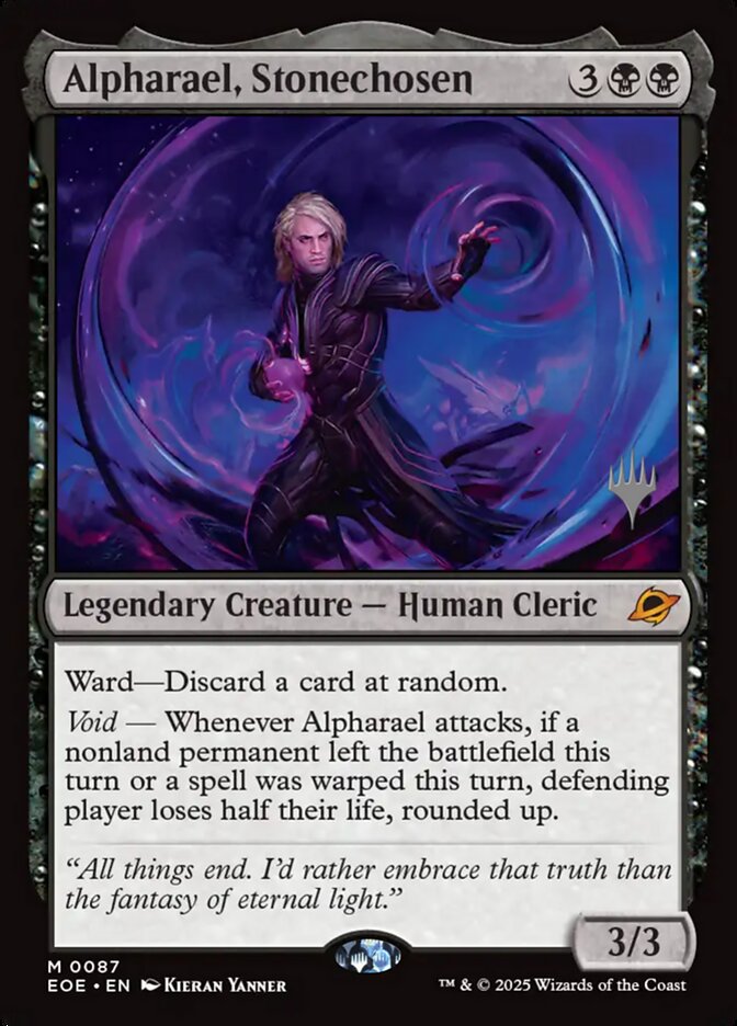 Alpharael, Stonechosen card front