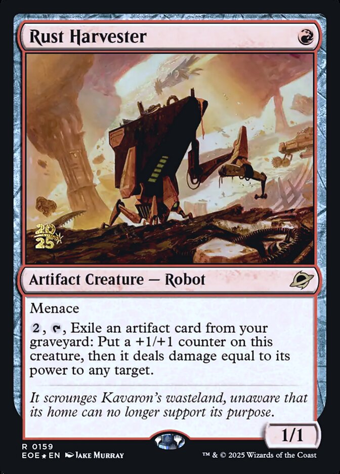 Rust Harvester card front
