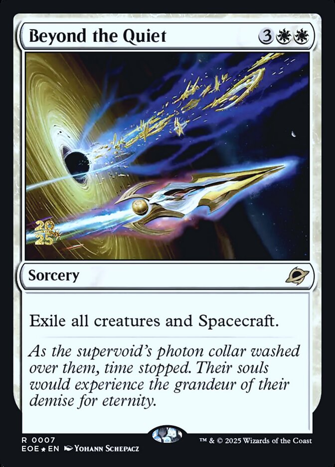Beyond the Quiet card front