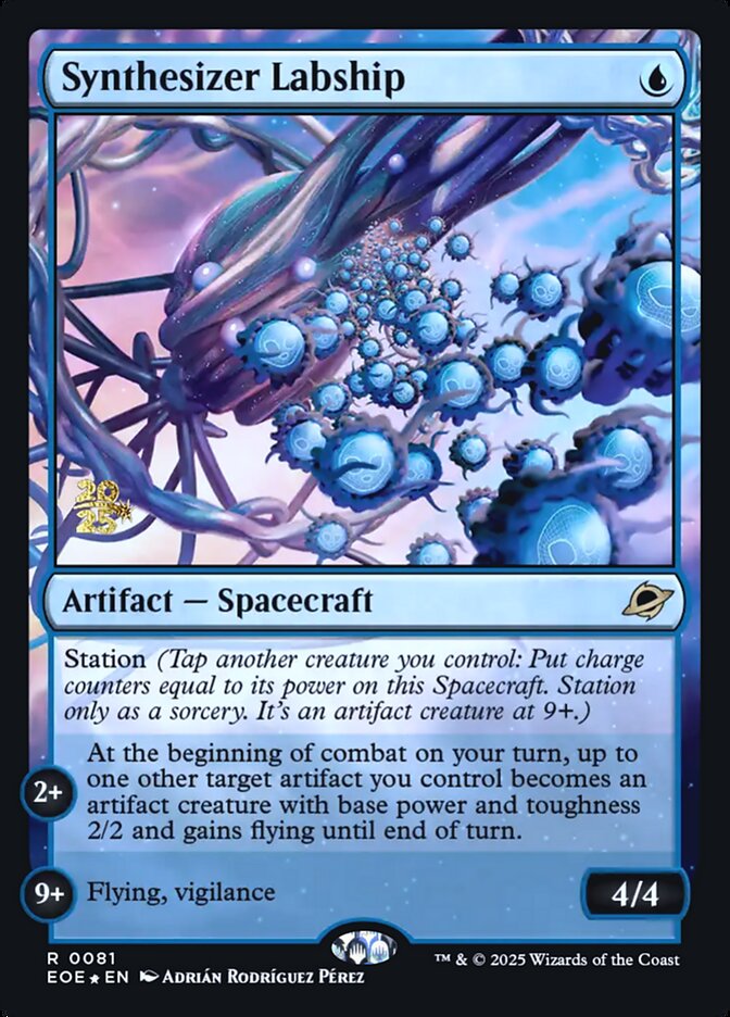 Synthesizer Labship card front