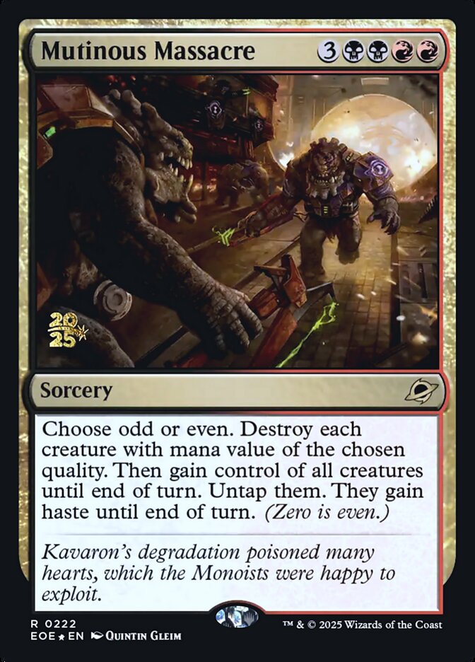 Mutinous Massacre card front