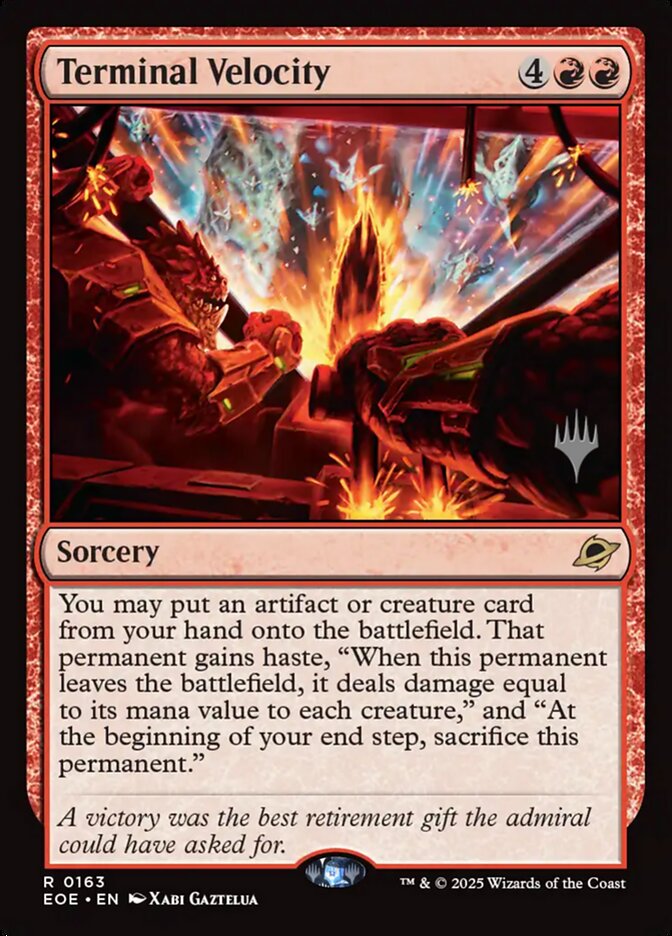 Terminal Velocity card front