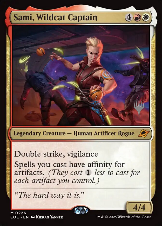 Sami, Wildcat Captain card front