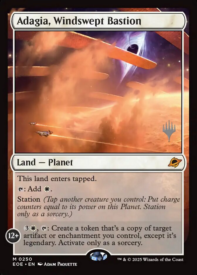 Adagia, Windswept Bastion card front